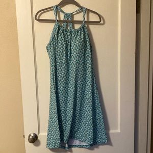 Prana Cantine Dress. Racerback with built in shelf bra.